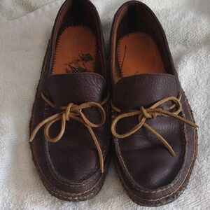 Classic Brown Leather Men's Loafers- Clarks
